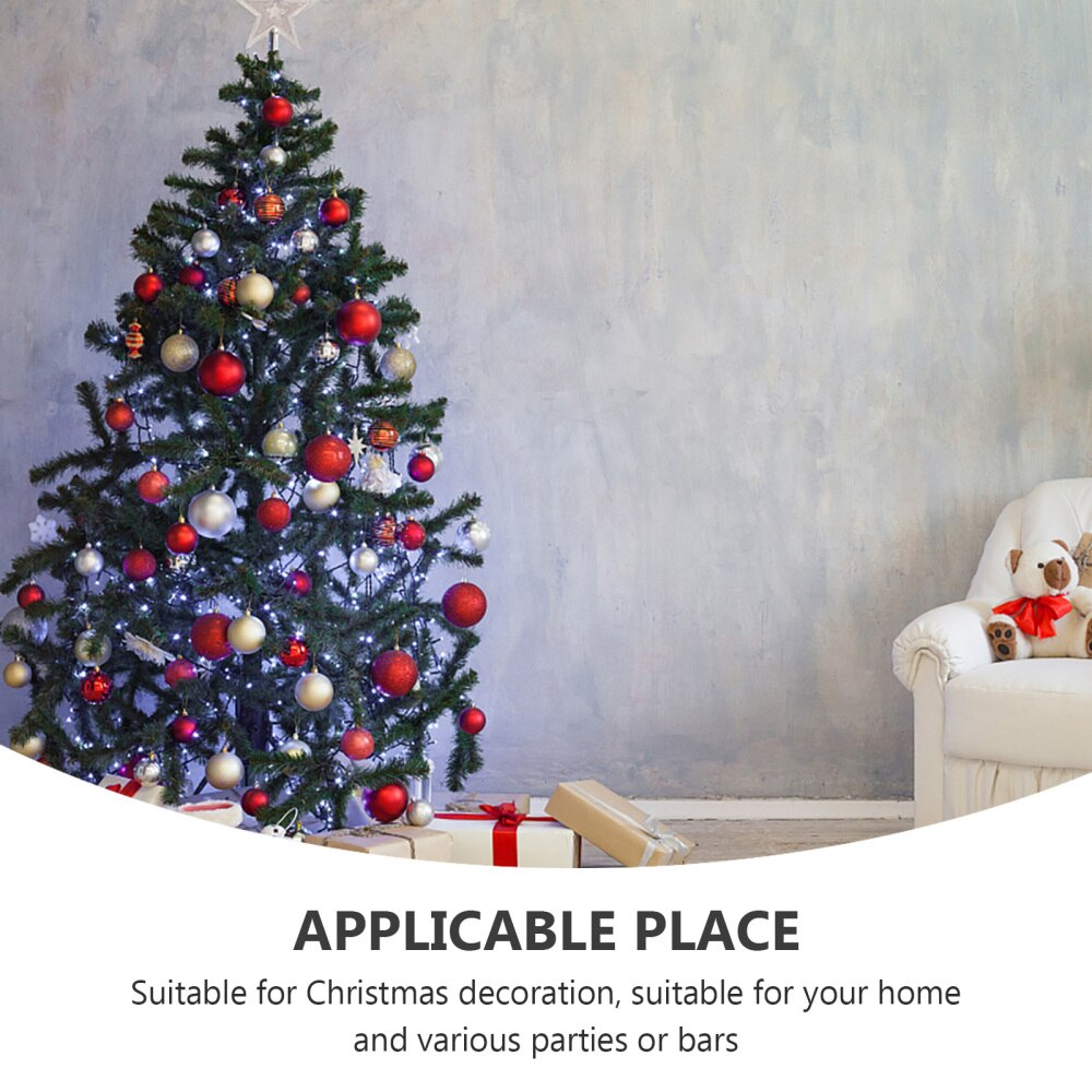 1pc kerstboomstertoppers, decoratiebenodigdheden voor kerstboomversiering