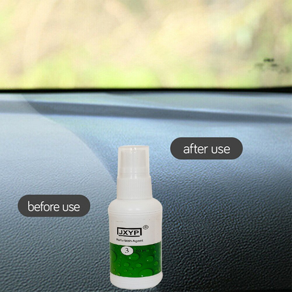 50mL Auto Plastic Parts Retreading Agent Wax Automotive Interior Auto and Plastic Renovated Coating Paste Maintenance Agent