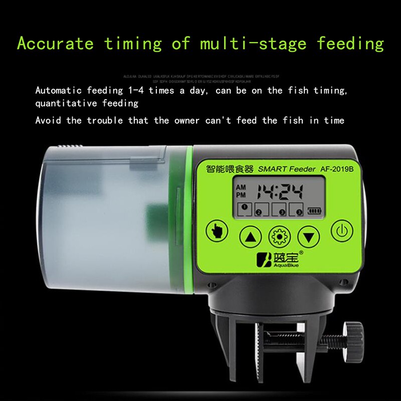 Smart Automatic Fish Feeder Aquarium Feeder Fish Tank Auto Feeding Dispenser