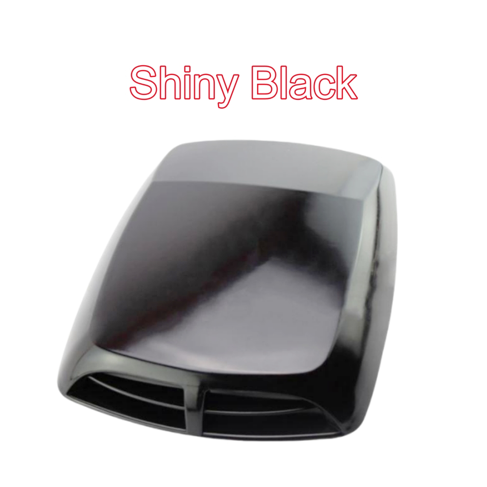 Universal Roof Air Vent Car Hood Scoop Vents Air Flow Intake Hood Scoop Vent Turbo Bonnet Sticker Cover for Car: army green