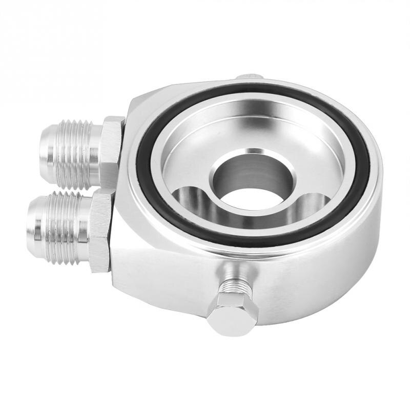 Filtro de aceite de aluminio M20 x 1,5, adaptador de placa sándwich, Kit de enfriador de aceite 18 NPT, adaptador sándwich, indicador de aceite, novedad