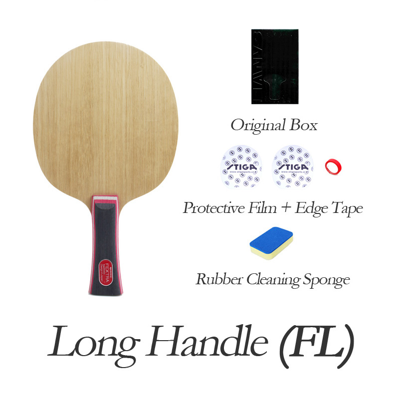 Original SANWEI FEXTRA 7 Tischtennisschläger (7-lagiges Holz) FEXTRA Schläger Klingeln-Pong-Schlägerpaddel: Braun
