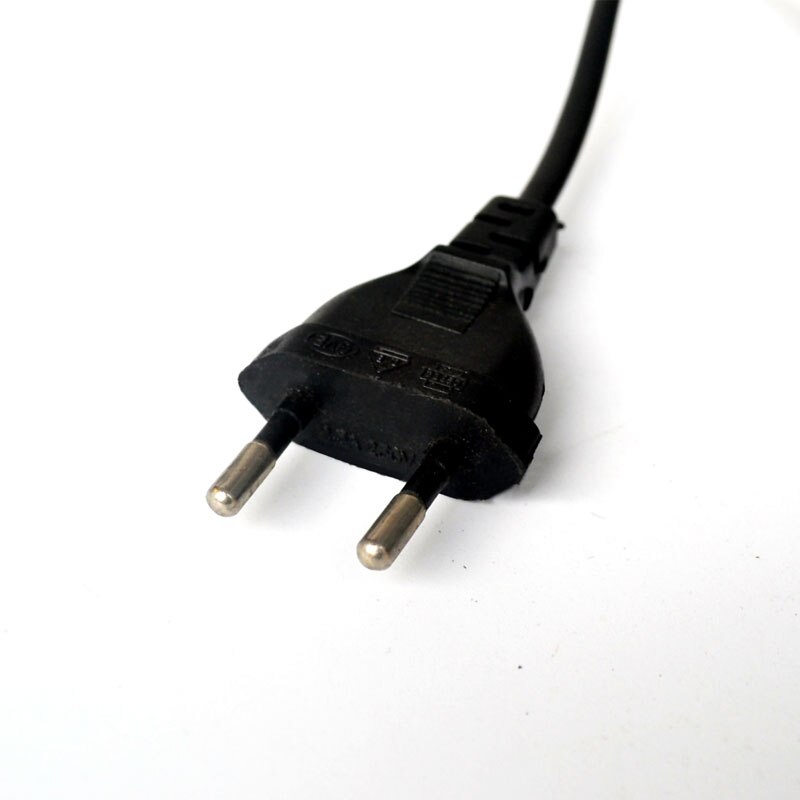 1.8m 2- kjerne-strømforsyning-kabel lampe-kontakt strøm-kontroller forlengelse ledet-test-lys-ledning knapp-bryter eu-plugg 220v 110v