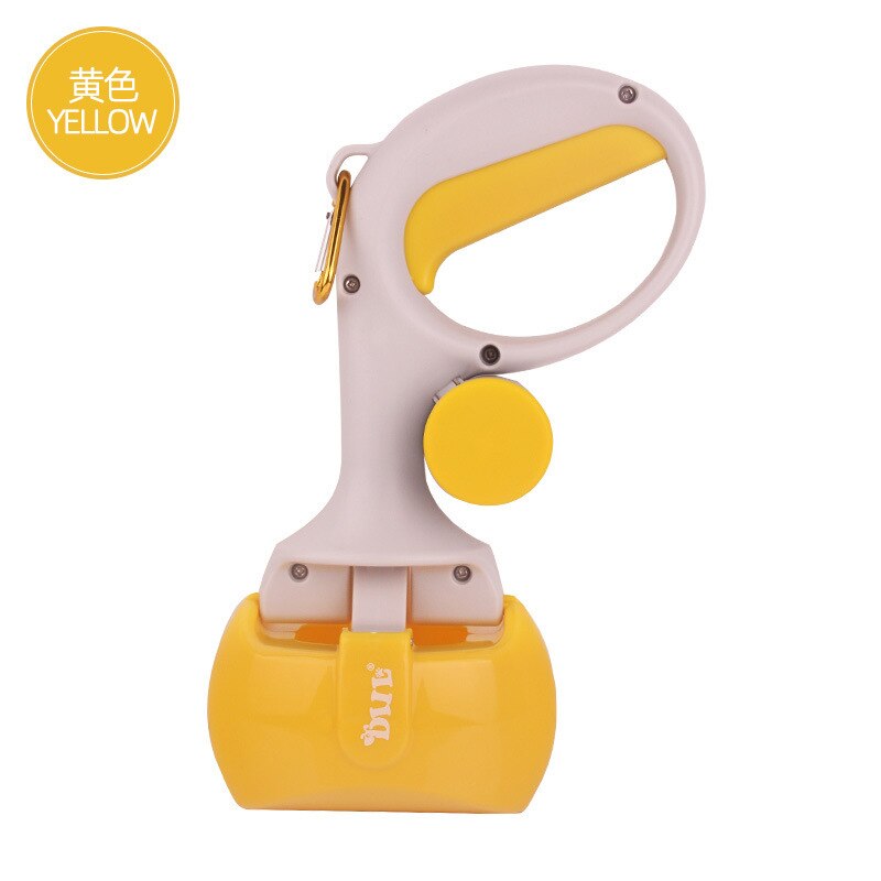 Pet Dog Poop Scooper Easy Pick Up Outdoor Convenient Puppy Cat Waste Feces Pooper Picker Cleaner Poop Remove Clamp Cleaning Tool