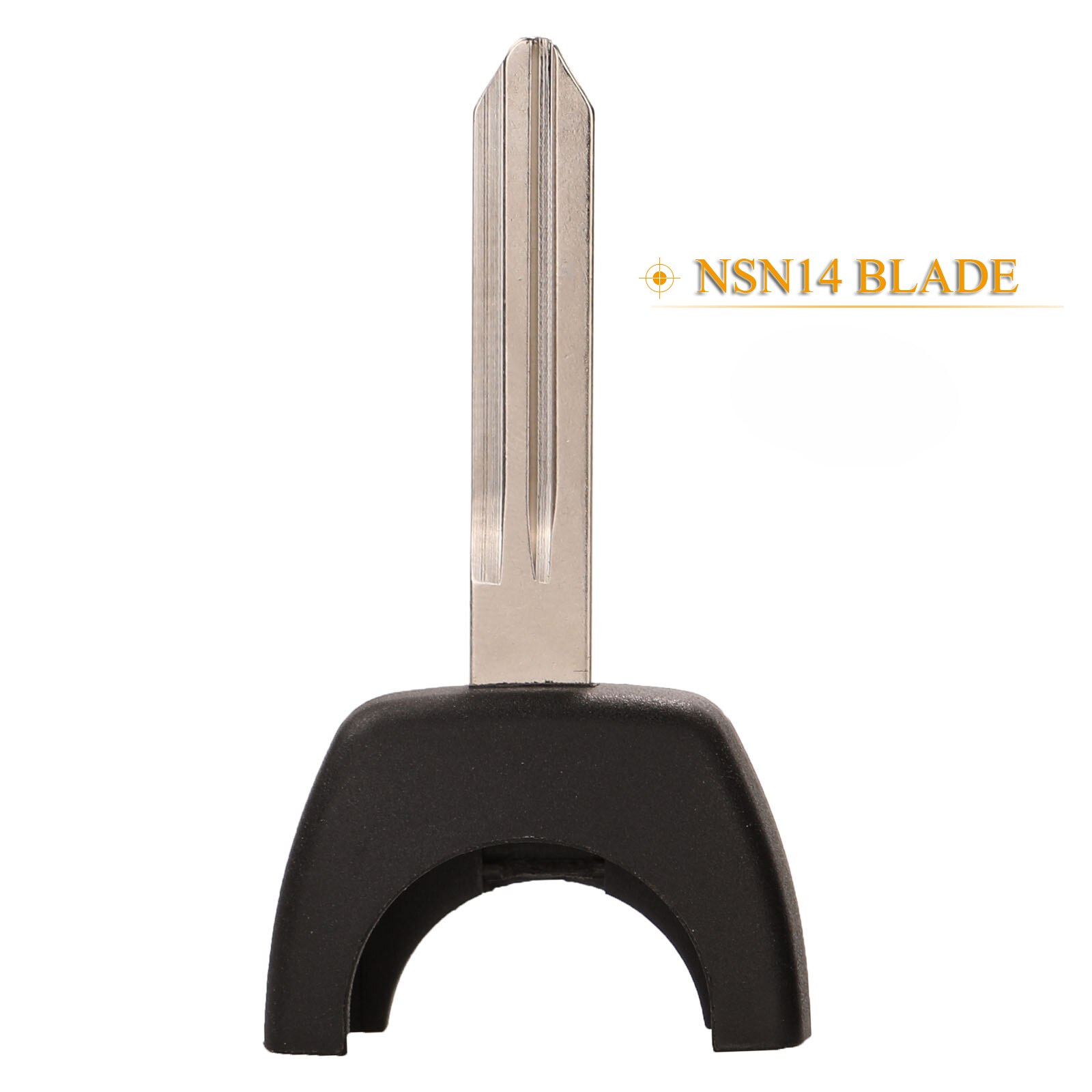 Kutery-carcasa de llave a distancia de coche para Nissan Almera Maxima Micra Primera Serena Terrano Nsn14 o Nsn11 hoja sin cortar, 2 botones: Nsn14 Blade