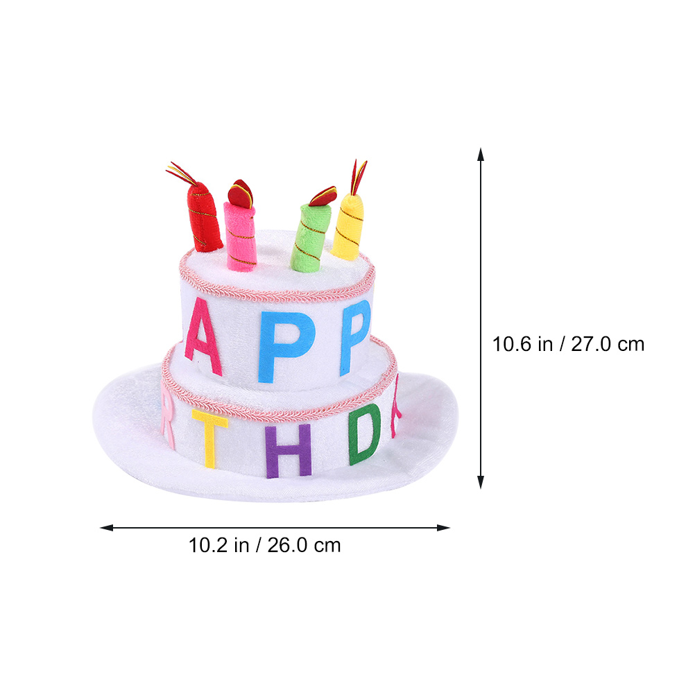 Birthday Cake Shape Hat Children Birthday Hat Kids Birthday Party Decor