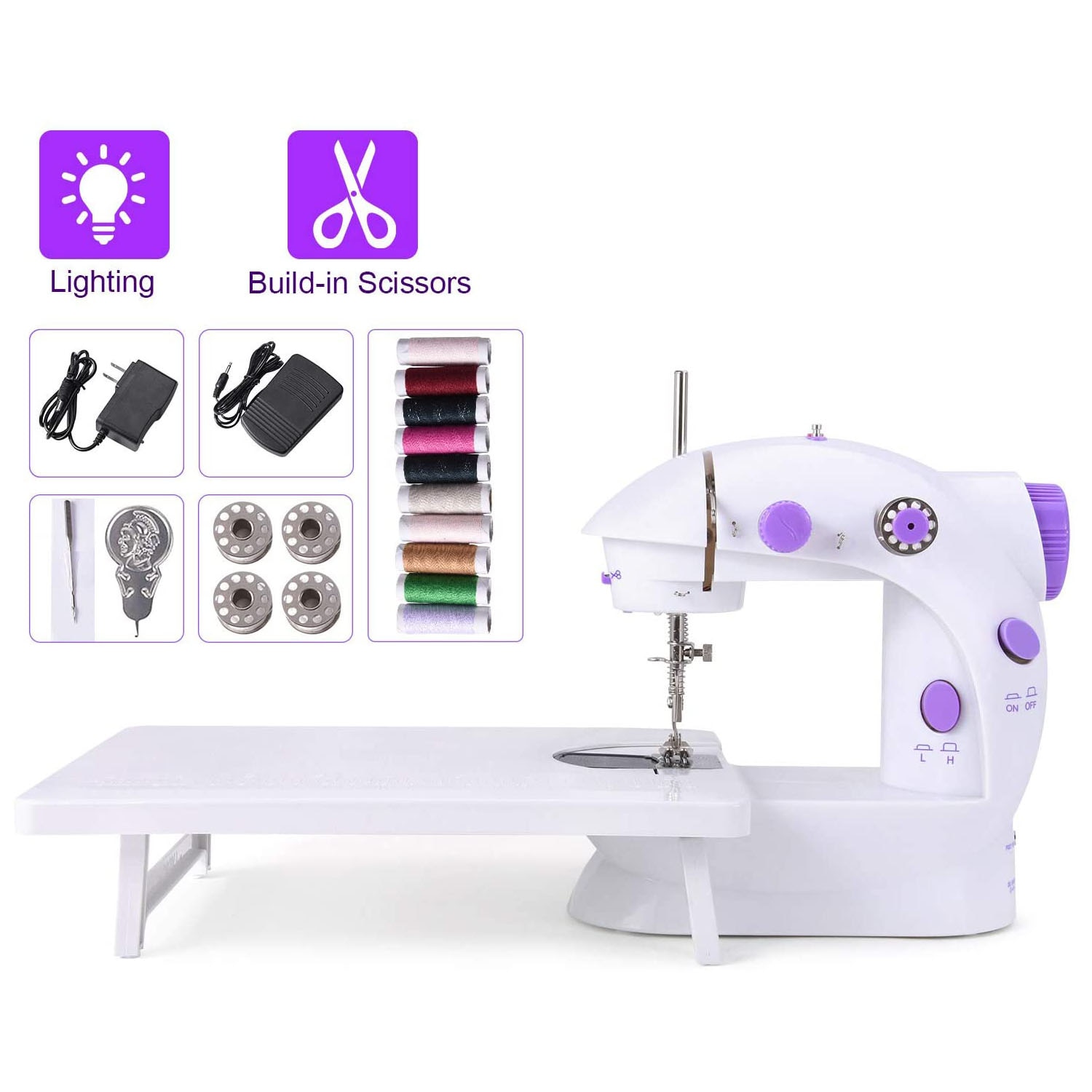 Mini Draagbare Handheld Naaimachines Naaien Handwerken Cordless Kleding Stoffen Electrec Naaimachine
