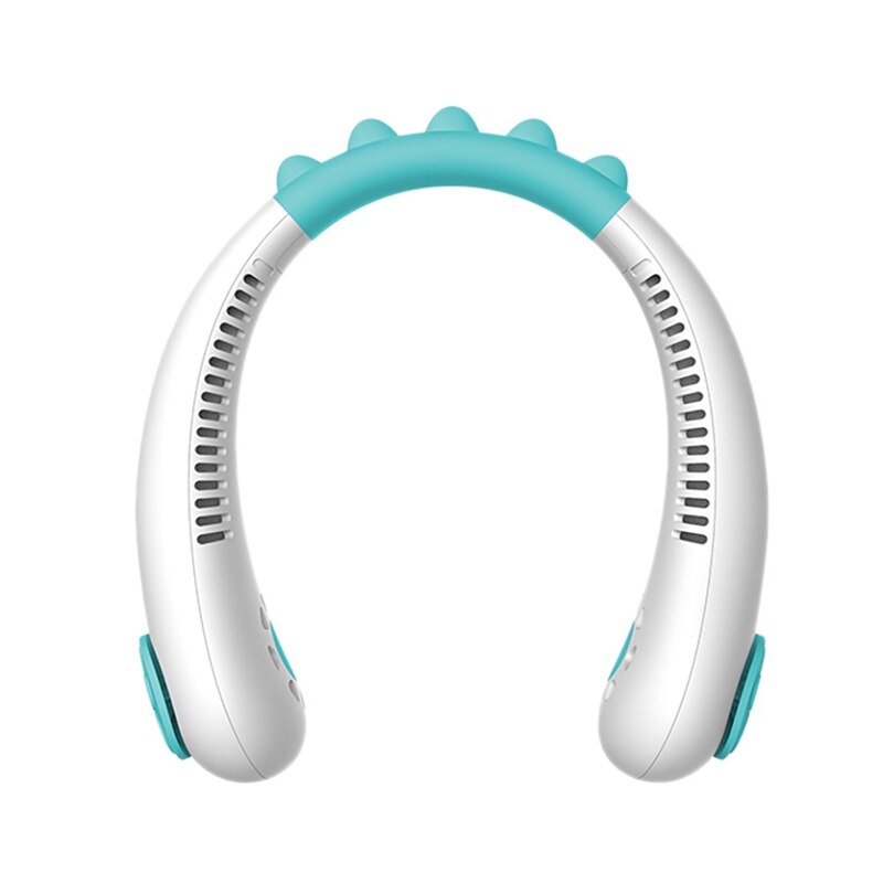 Tragbarer nackenventilator für kinder, blattloser ventilator, usb-wiederaufladbar, batteriebetrieben, hängender mini-ventilator, blattloser ventilator: Default Title