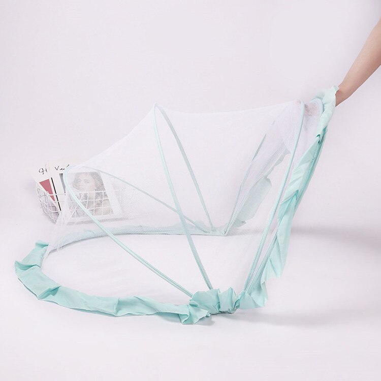 Draagbare opvouwbare multifunctionele klamboes voor baby's babybedjes klamboes babybedjes: Maat(m)-groen 1