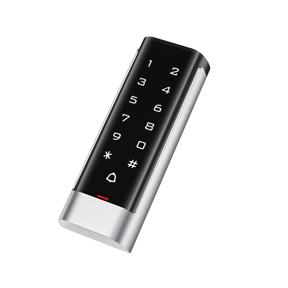 Ip65 waterdichte touchscreen 125 khz 13.56 mhz kaarten standalone toegangscontroller rfid-touchcontroller voor toegangscontrolesysteem