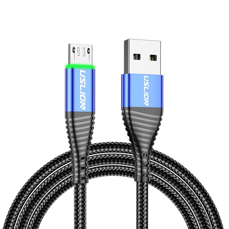 1m 2m Micro USB Cable 3A Fast Charge USB Data Cable For Samsung Xiaomi Redmi Note Tablet Android Mobile Phone USB Charging Cord: blue / 2m