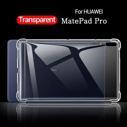 Shockproof Silicone Case for Huawei MediaPad MatePad T3 T5 T8S M3 M5 M6 Lite 8.0 8.4 10.1.8 Transparent Rubber Flexible Bumper: MatePad 10.4