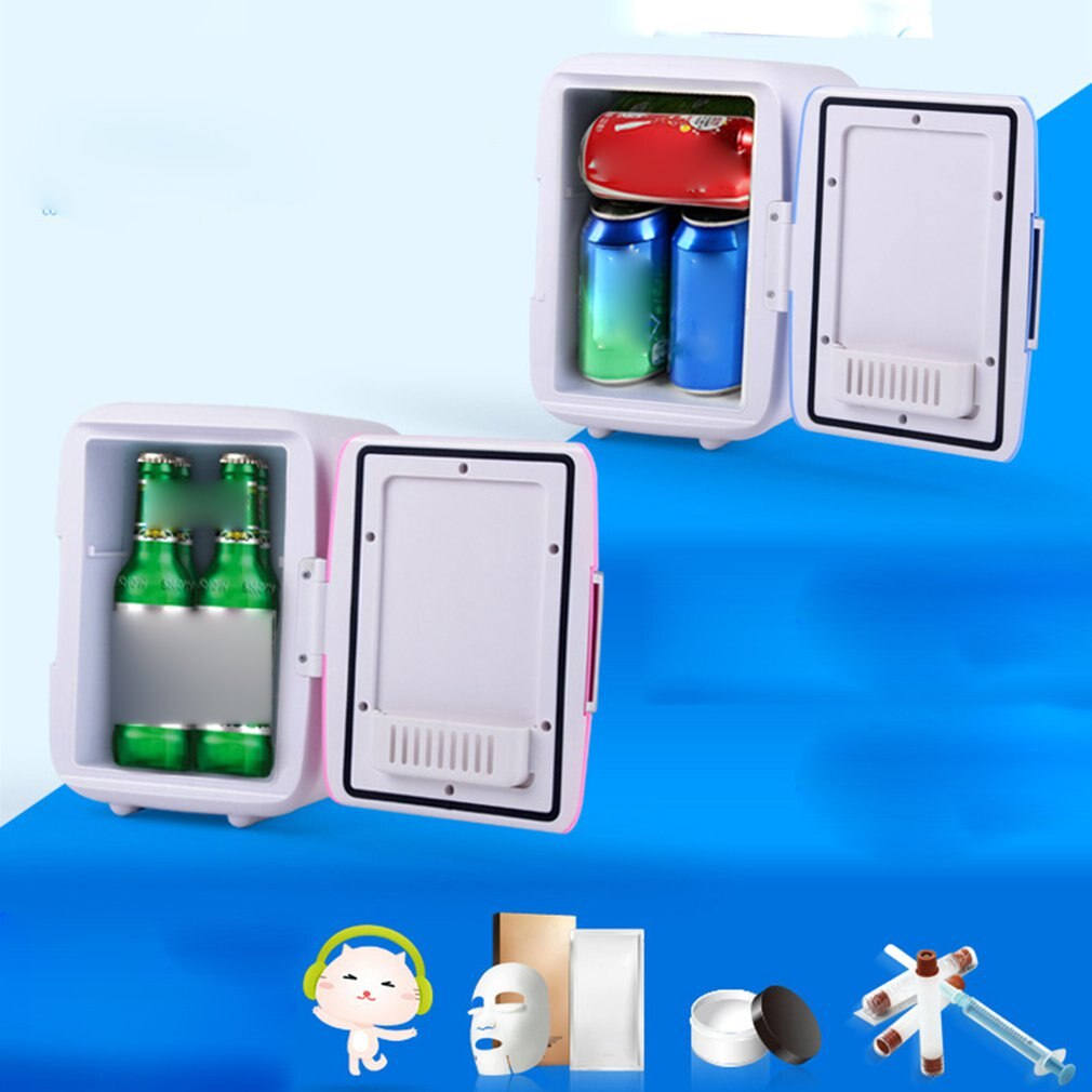 Energy Saving and Eco-Friendly practical Car Portable Mini Drink Cooler Car Travel Cosmetic Fridge