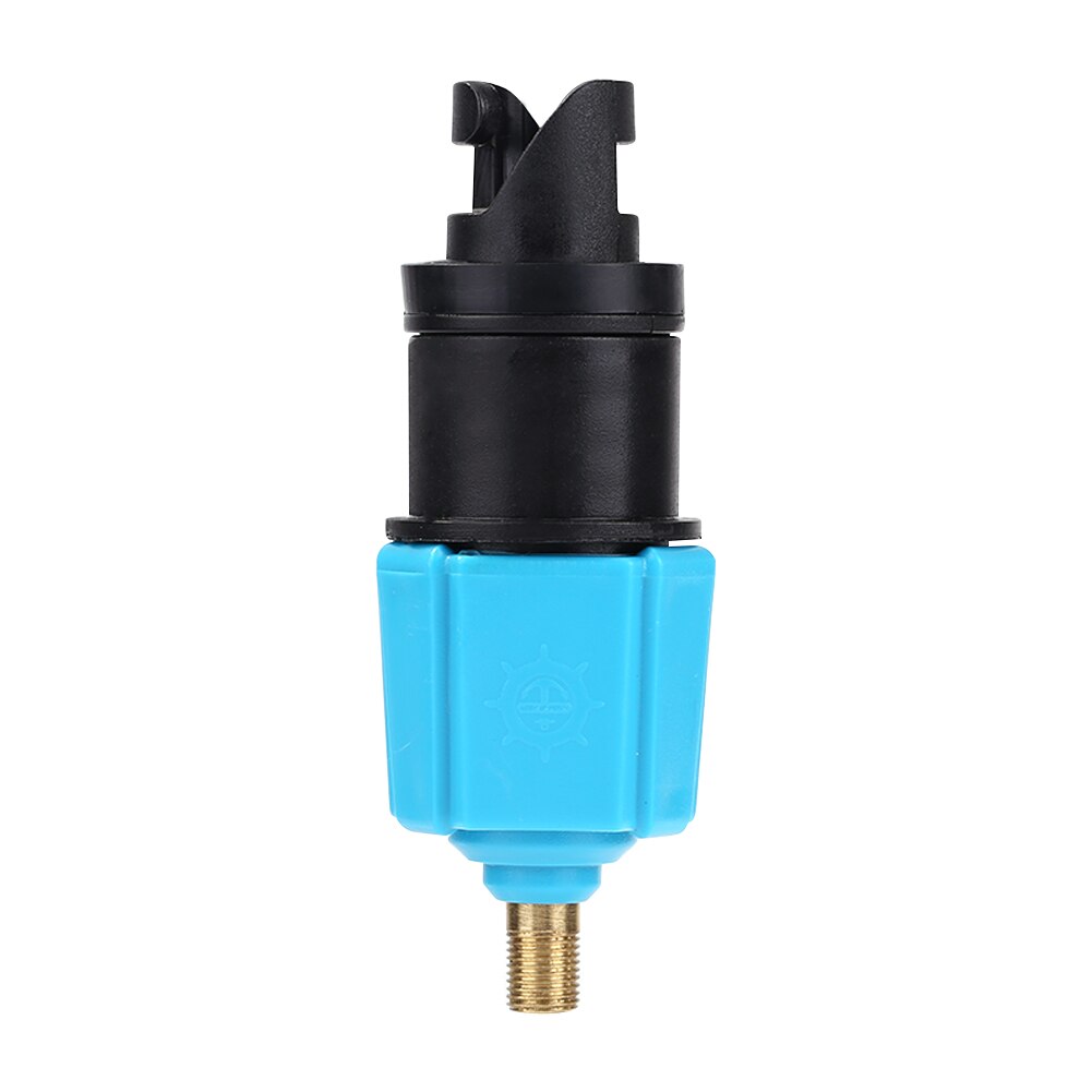 Air Valve Adapter Board Boarding Legering Rubber Roeiboot Opblaasbare Pomp Nylon Kajak Adapter Voor Sup Boarding Decor: Blauw