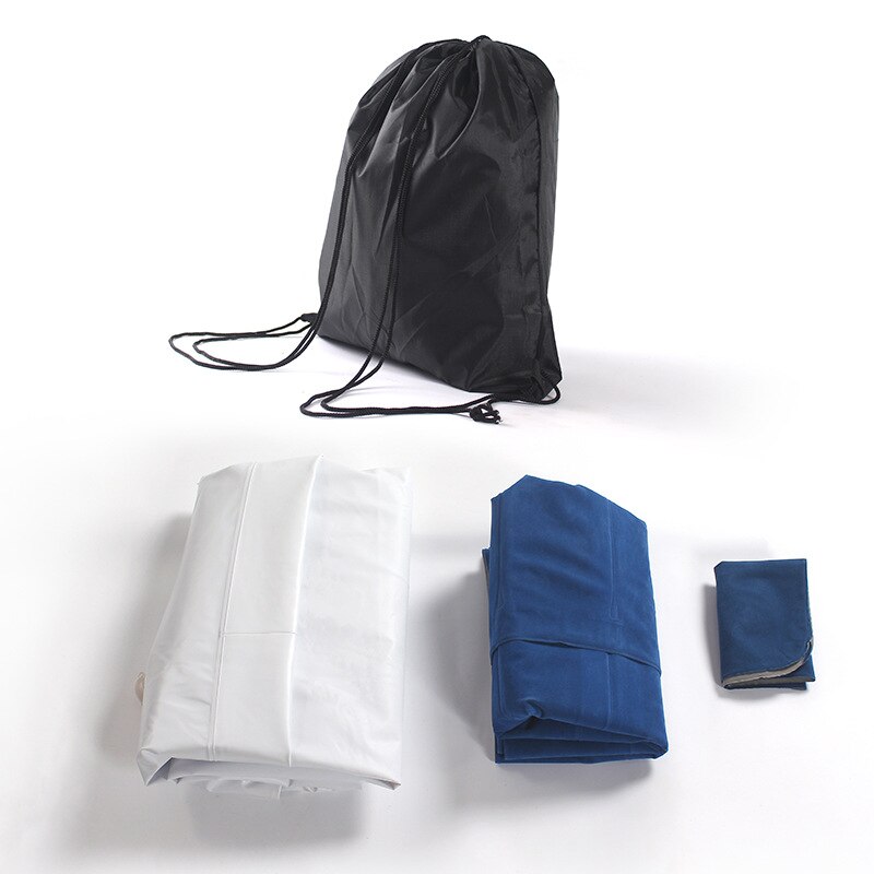 Children's inflatable bed outdoor portable flocking bed detachable mattress anti-falling guardrail play bed