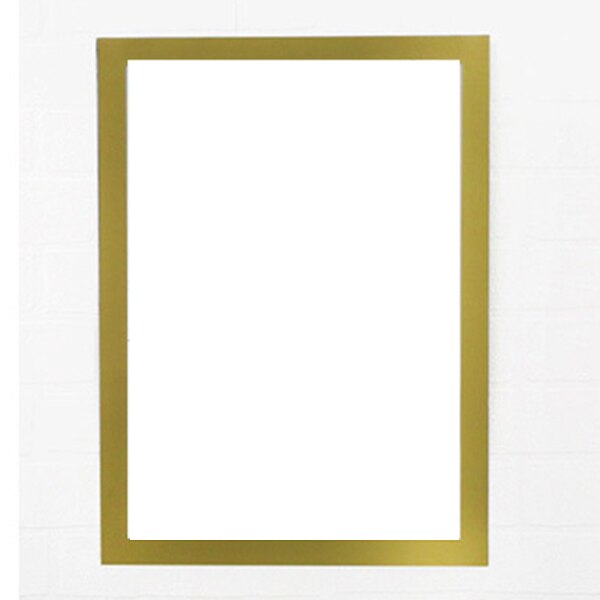 Gummi magnetisk selvklæbende rammer klistermærke guld sort sølv  a3 a4 billede foto certifikater ramme kontor butik plakat ramme: Billedramme guld / A3 30 x 42cm