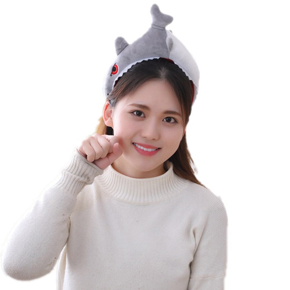 Koreansk tilbehør haj dinosaur pandebånd sjov ansigt vask hårbånd hår sæt indretning til hår bezel hår tilbehør