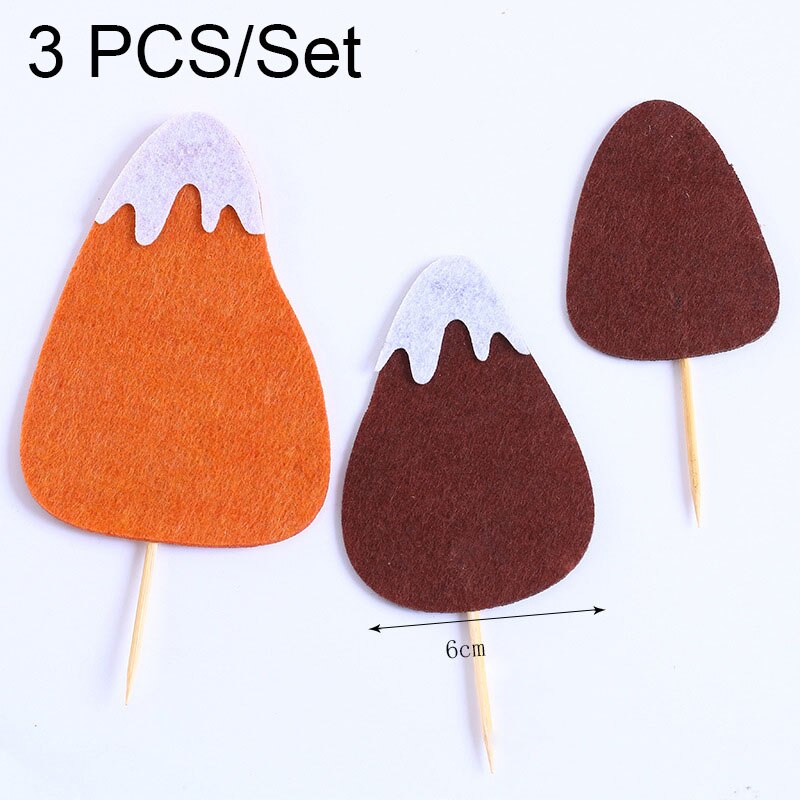 Small Tree Cake Topper Happy Birthday Party Decor Kids Boy Girl Birthday Cake Decor 1st Birthday Cupcake Toppers: 10