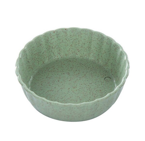 Homies-vaisselle de cuisine polyvalente en forme de feuille, petites soucoupes assaisonnées bol blé paille plat vaisselle japonaise 1 pièce: YELLOW