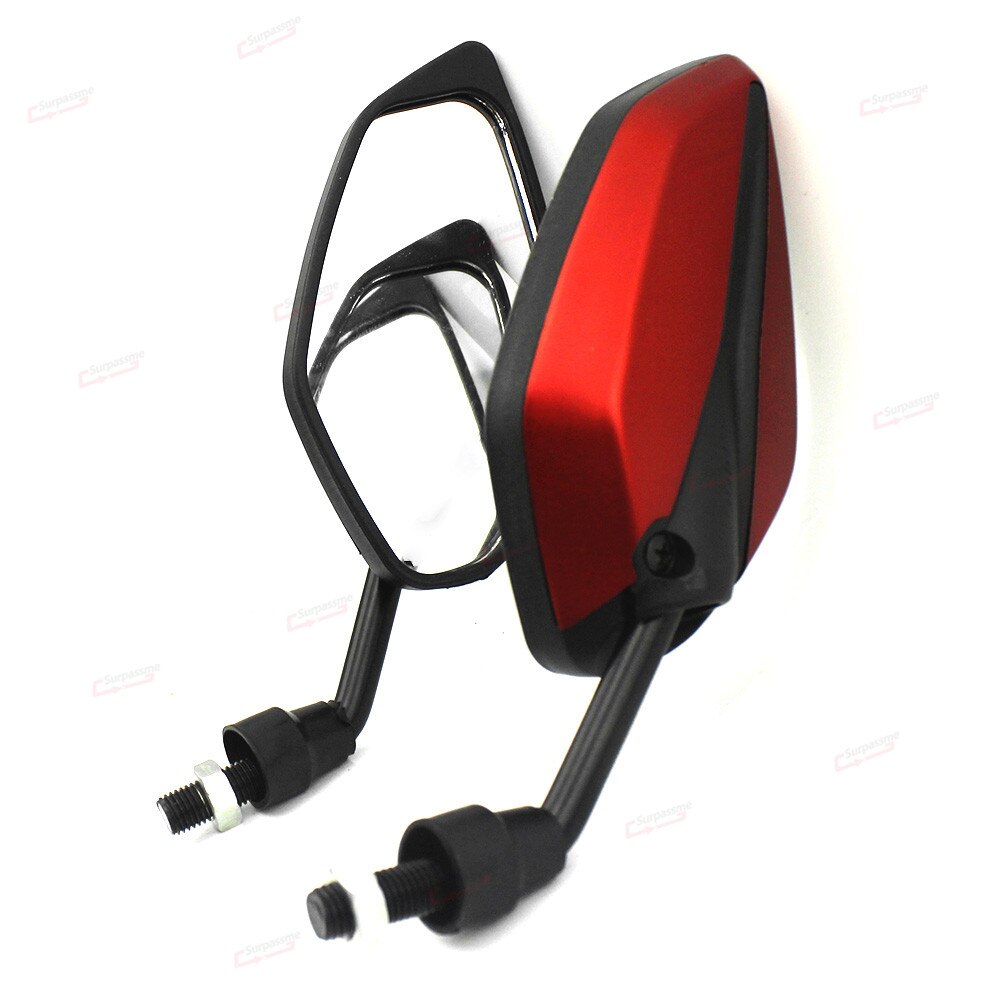 For Kawasaki Versys 650 Versys 1000 Z750 Z800 Z900 Universal Motorcycle Mirror Rearview Mirror Motorbike Side Mirror Accessories: Red