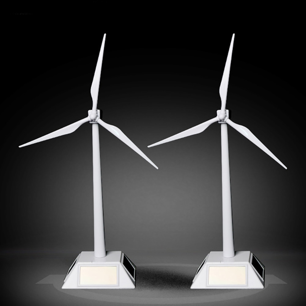 Diy solare power roterende base vindmølle vindturbineret model desktop science legetøj pædagogisk legetøj miljøvenligt let at montere