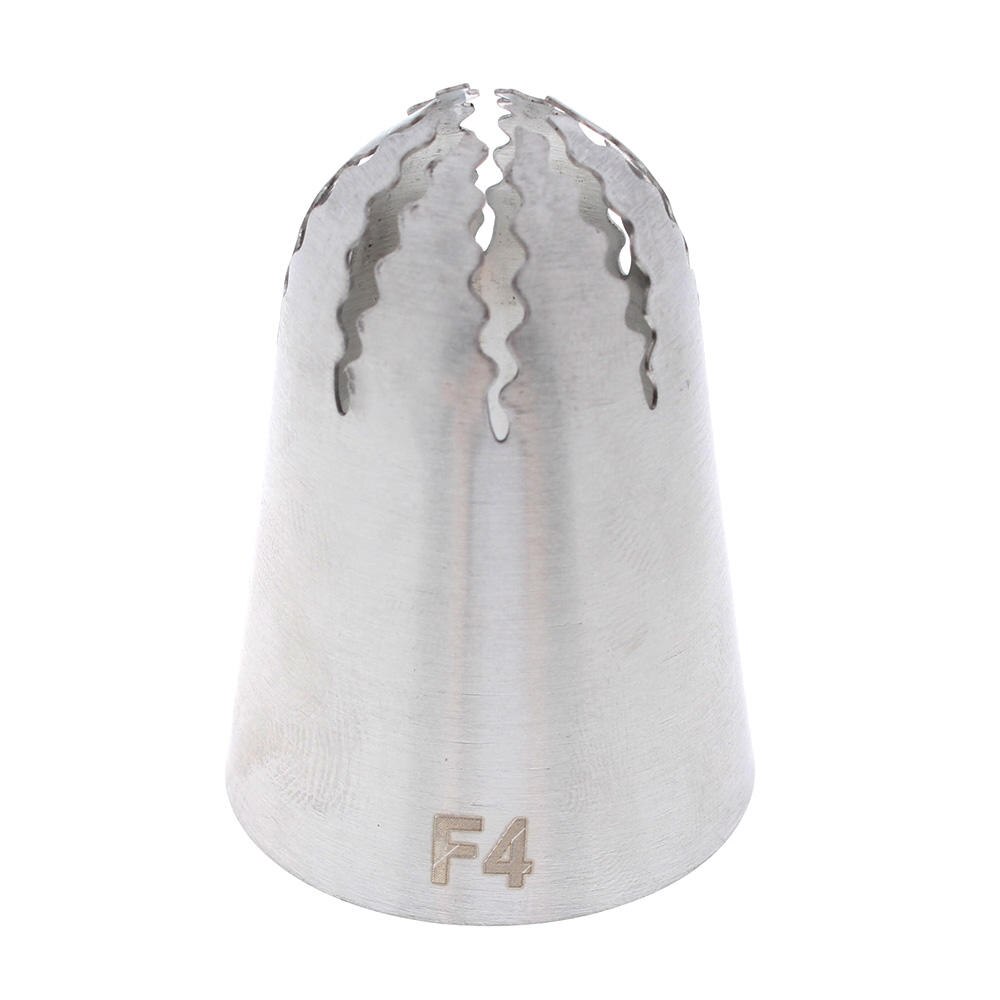 Ice Cream Cone Shape Piping Nozzles Rose Flower Dessert Cake Decorators Glutinous Kitchen Bakeware: F4