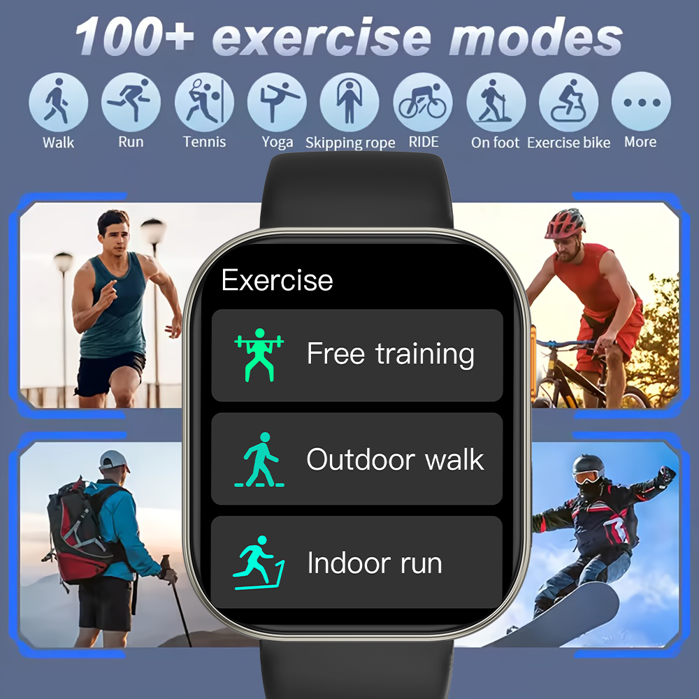 2026 T-REX3 NUOVO smartwatch alla moda, batteria da 1000 mAh, chiamata Bluetooth, modalità sportivo multiplo, adatto sia per uomini che per donne