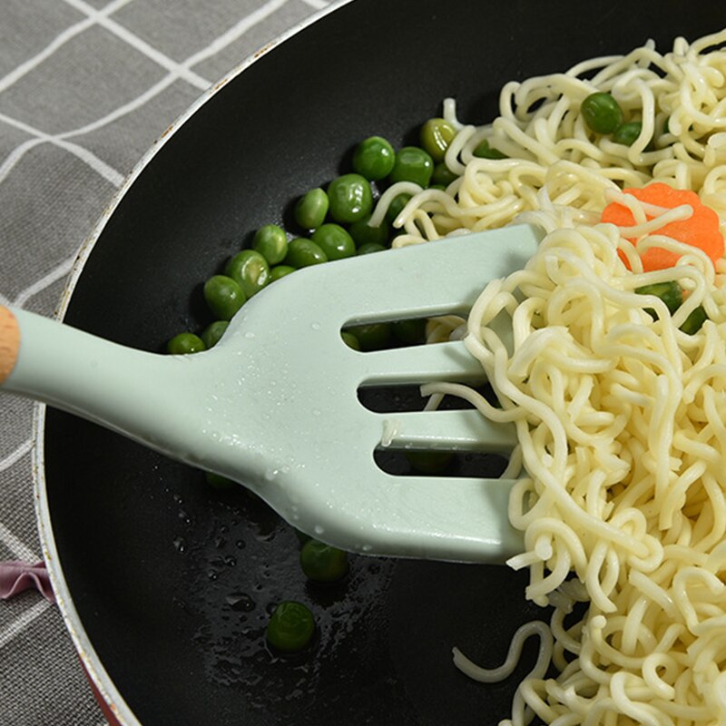 Blue Silicone Kitchen Utensils Set Heat Resistant Nonstick Baking Cooking Tools Kitchenware Accessories 2/3/4/5/6/7/8/9 Pieces