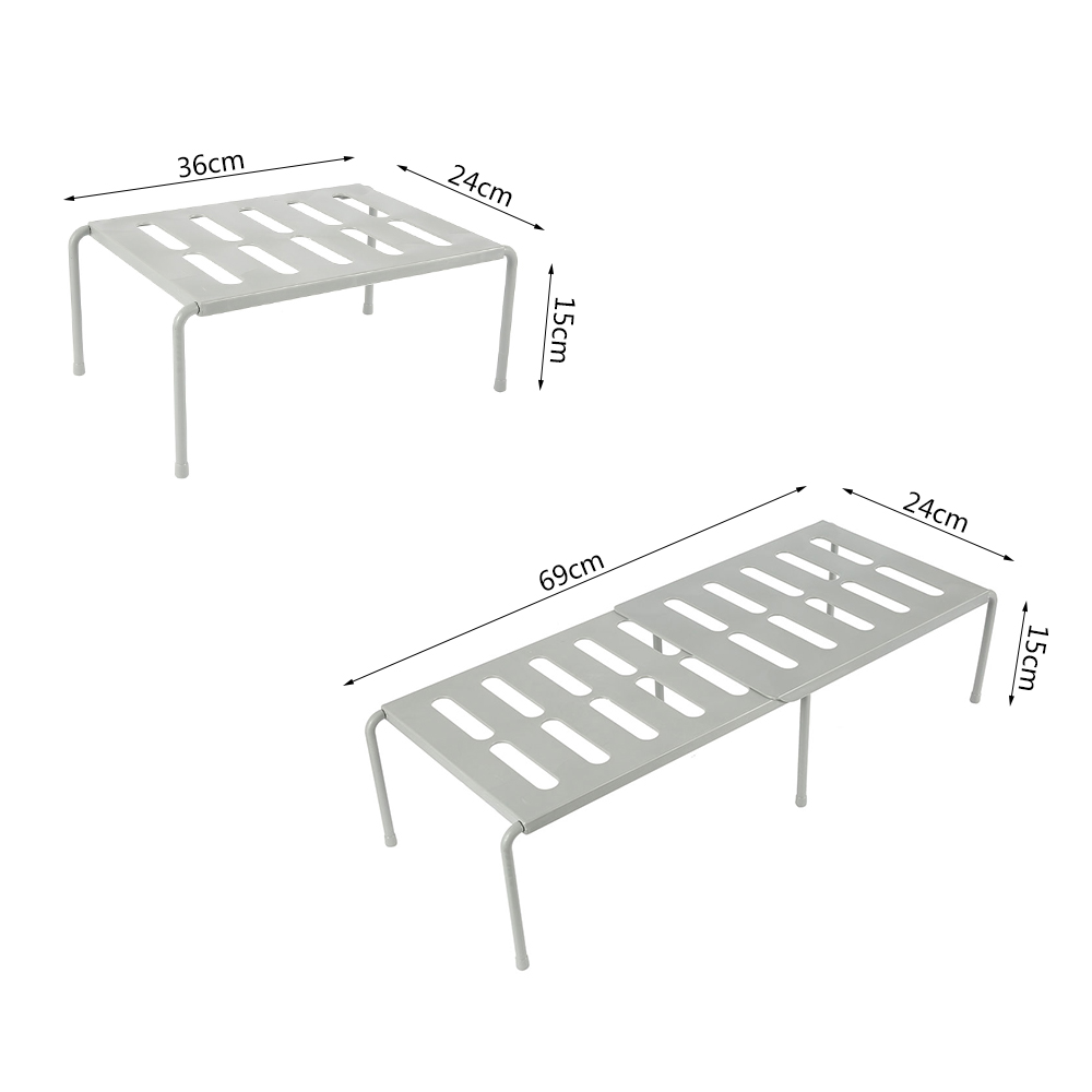 Ausziehbares Küchenschrank-Organizer-Regal für Lebensmittel, Gewürze, Geschirr, Aufbewahrungsregal, platzsparendes Regal, Schrank-Organizer-Halter