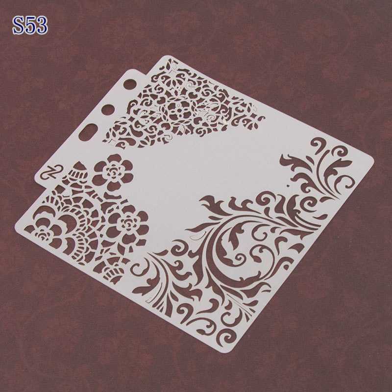 Jul snöflinga rådjur gör själv lager stenciler mall för väggmålning scrapbooking stämplingshantverk: S53