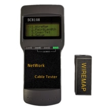 SC8108 Draagbare Lcd Netwerk Tester Meter Lan Telefoon Kabel Tester Meter Met Lcd-scherm RJ45 Cat5e Cat6 Utp