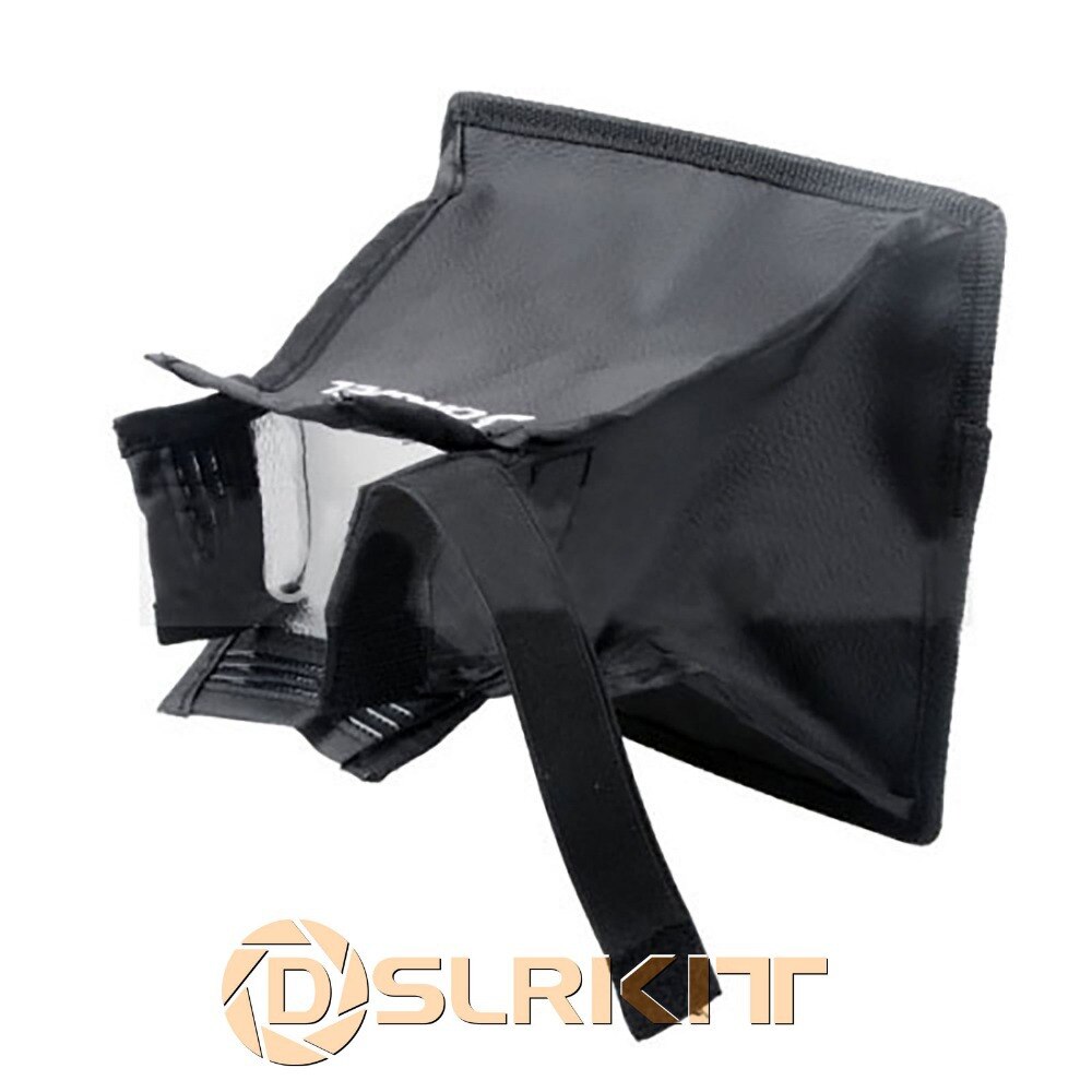 DSLRKIT Draagbare 15x17 cm Flash Diffuser Mini Flash Softbox voor Canon Nikon Pentax Sony