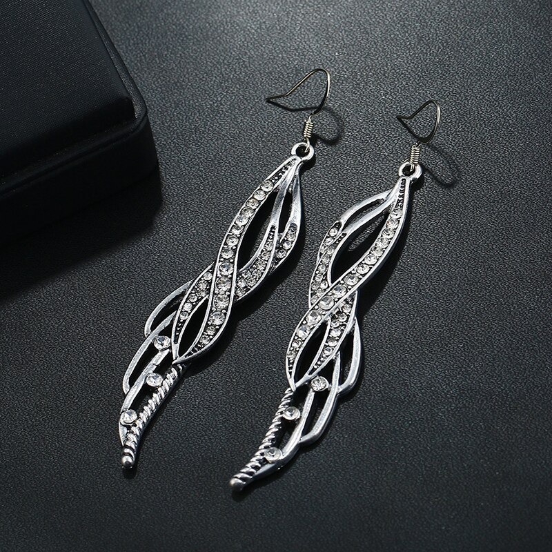 Promi Winkel FlüGel Ohrringe Für Frauen Mit kubisch Zirkon Steine Brincos Weibliche Schmuck Pendientes Mujer Brincos 2E559