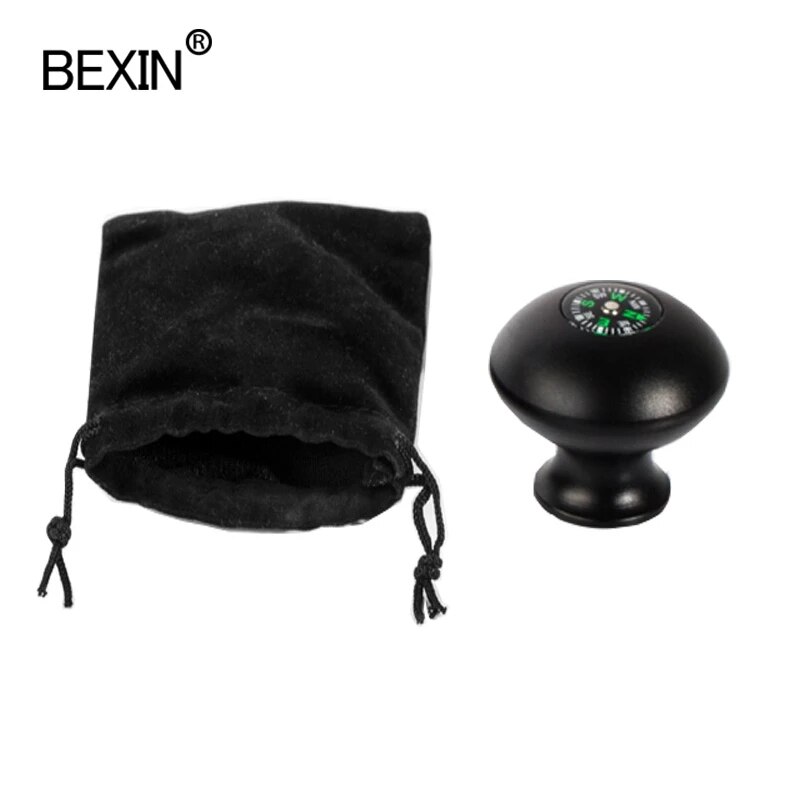 Adaptador de cabeza de trípode monopié , palo de monopié de liberación rápida, brújula, soporte de viaje, cabezal ligero para trípode