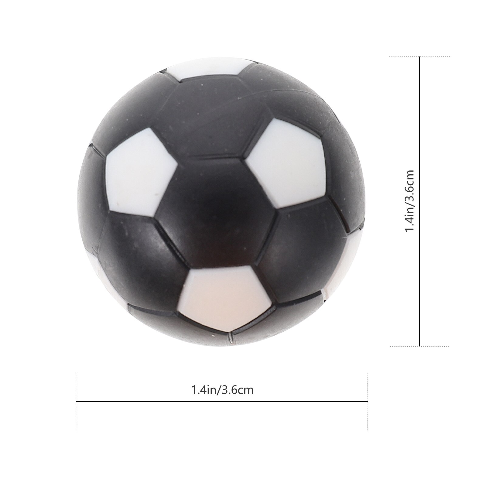 10 stück tischfußbälle, mini-tischbälle, desktop-fußballmaschine, fußballspielzeug