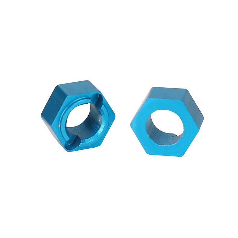 A949-11 aluminium hexagone roue siège hexagonal montage moyeu broches 7mm mise à niveau pièces pour Wltoys 1/18 A949 A959 A969 A979 K929 RC voiture