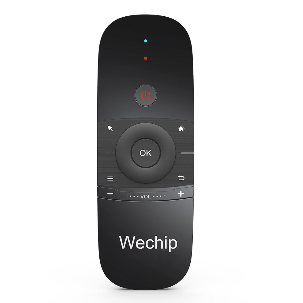 Wechip W1 2.4G Air Mouse Wireless Keyboard Remote Control Infrared Remote Learning 6-Axis Motion Sense Receiver for TV TV BOX PC
