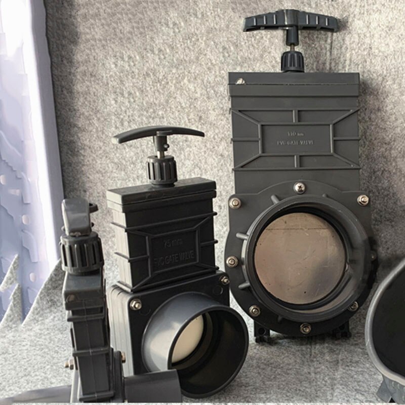 plastic gate valve for RV drainage pvc gate valve plastic push pull valves sewage gate valve