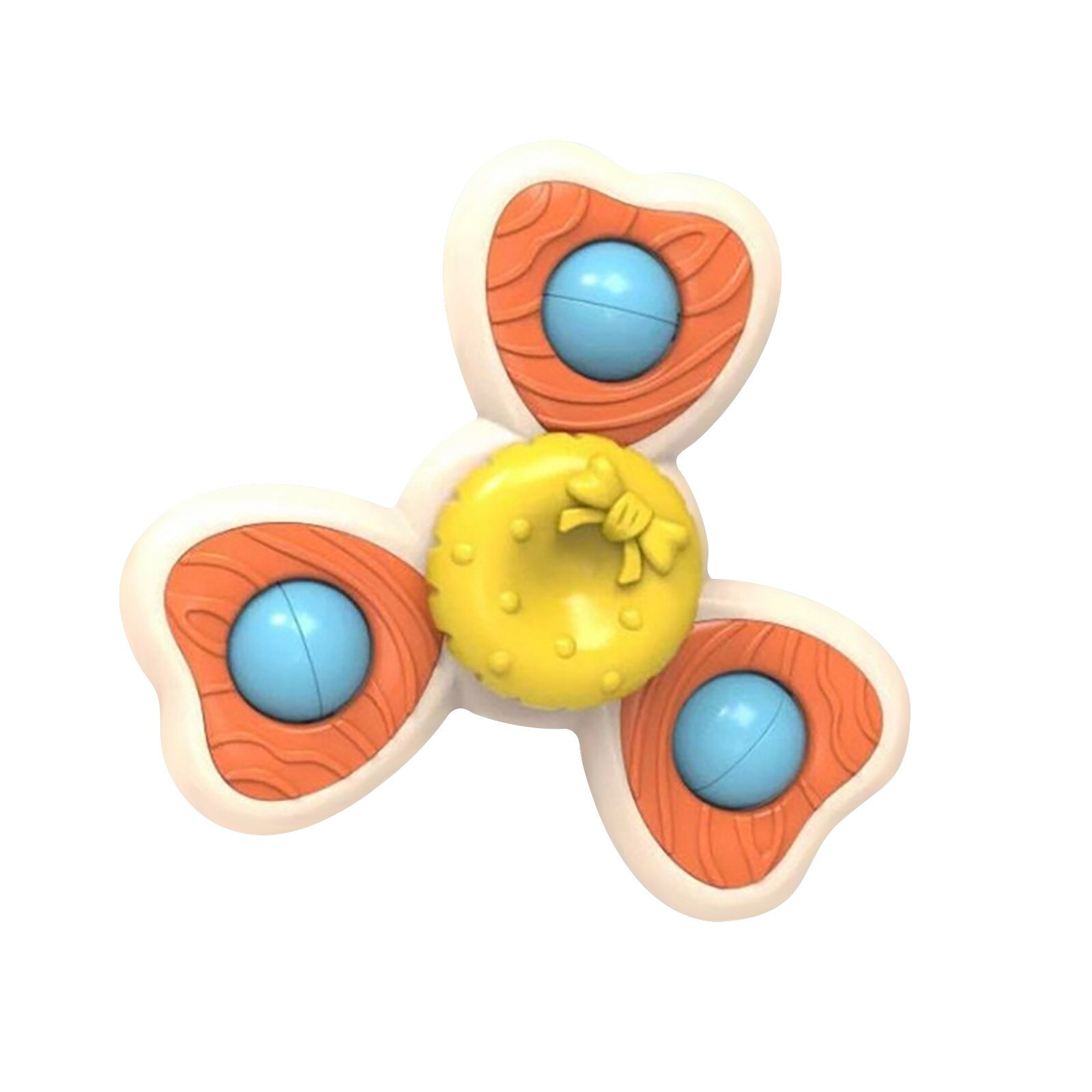 3Pcs Spinner Roterende Speelgoed Ijs Cartoon Fidget Roterende Zuig Speelgoed Zuignap Roterende Decompressie Bad Speelgoed Juguetes