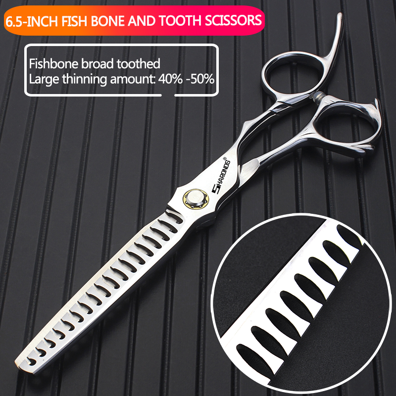 Professionele Kappersschaar Gespecialiseerde Kappersschaar 6 Inch/6.5 Inch Kapper Gewijd Dunner wordend Haar Schaar: Blauw