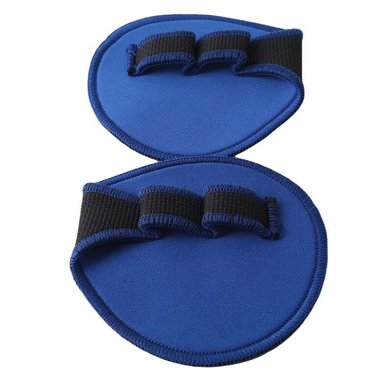 Unisex anti-slip vektløfting treningshansker fitness sport dumbbell grips pads gym benkpress øvelser håndflate beskytter
