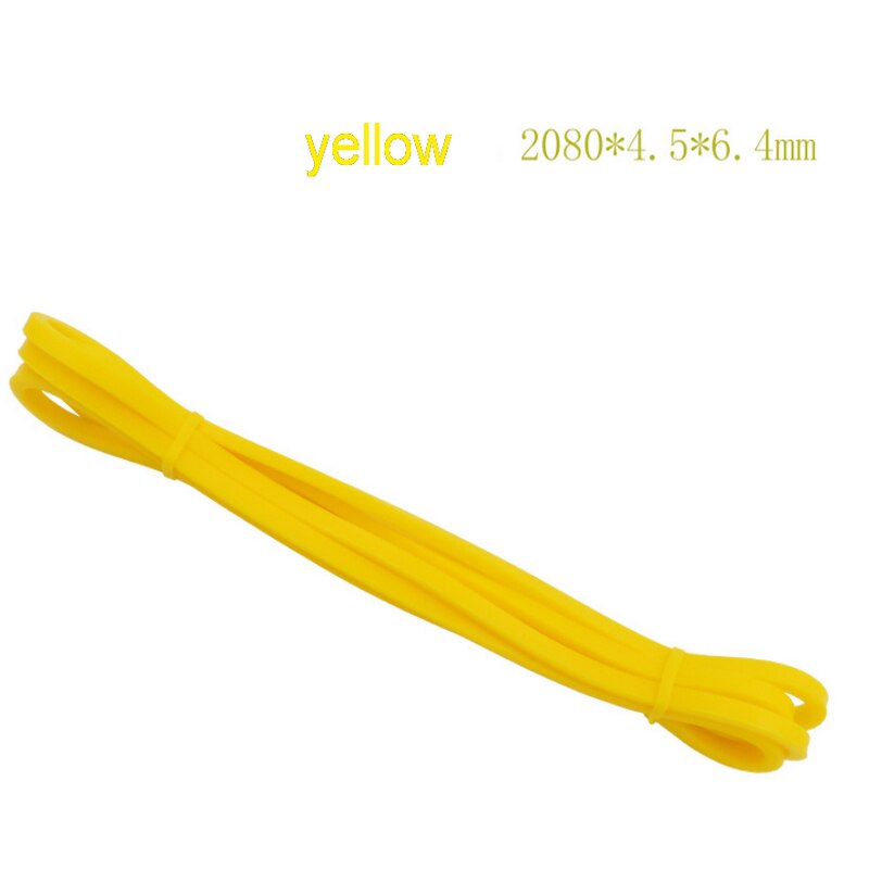 2080Mm Fitness Elastische Band Yoga Vormgeven Ring Weerstand Band Oefening Fitness Machine: yellow