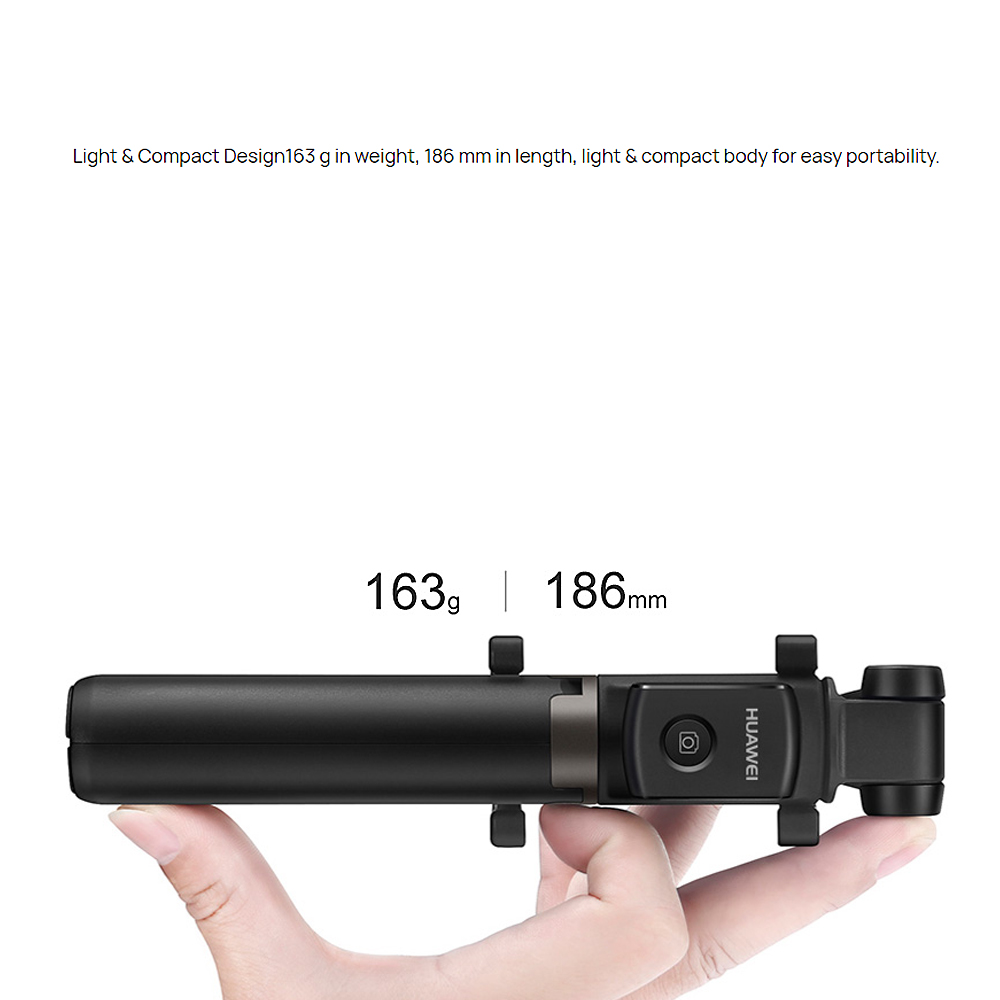 Huawei AF15 Draagbare Selfie Stok Statief Draadloze Bluetooth Afstandsbediening Reizen Monopod Handheld Voor Ios Android Telefoon