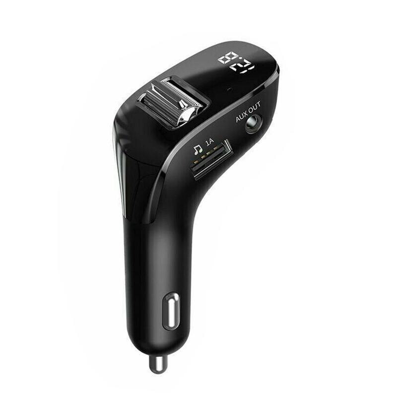 FM Transmitter Car Wireless Bluetooth 5.0 FM Radio Modulator Kit Player Audio Charger MP3 Car Car USB Aux Handsfree I7S9: Default Title