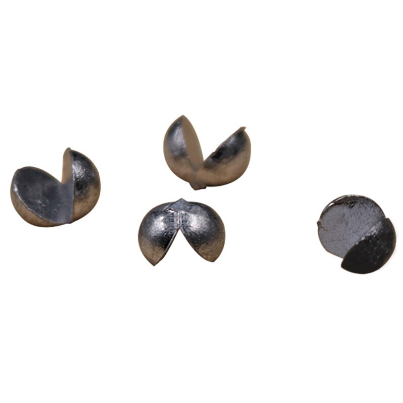 20pcs/lot 0.2g-2g Premium Solid Oval Split Shot Open Lead Sinker Bean Shaped Weight Lead Fishing Lure Tackle Accessories