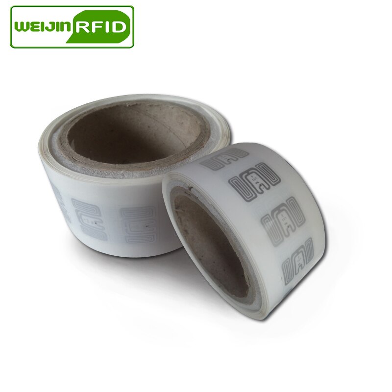 UHF RFID tag EPC 6C sticker Impinj F43 wet inlay 915mhz868mhz860-960MHZ 100pcs adhesive passive RFID label