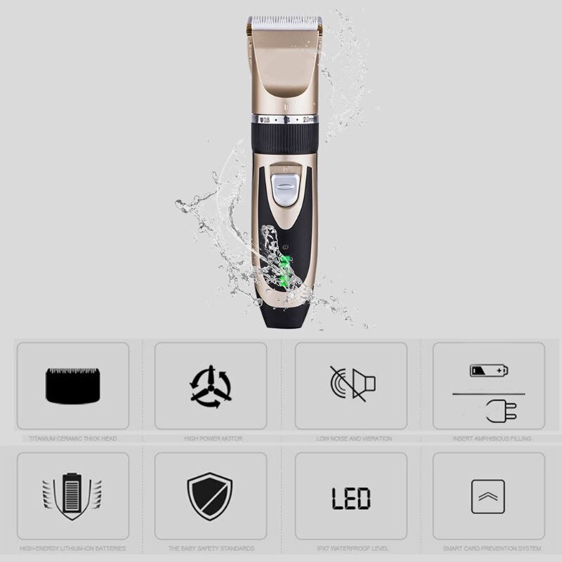 Hair Trimmer Rechargeable Hair Clippers for Men Hair Cutting Kit