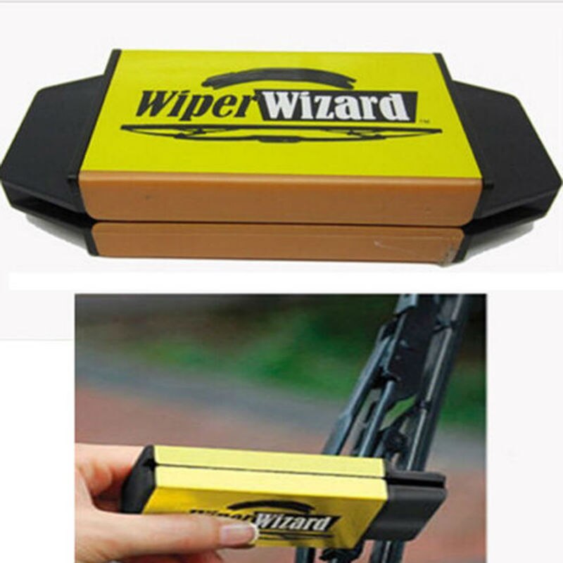 Car Van Wiper Wizard Windshield Wiper Blade Restorer Cleaner with 2 Wizard Wipes