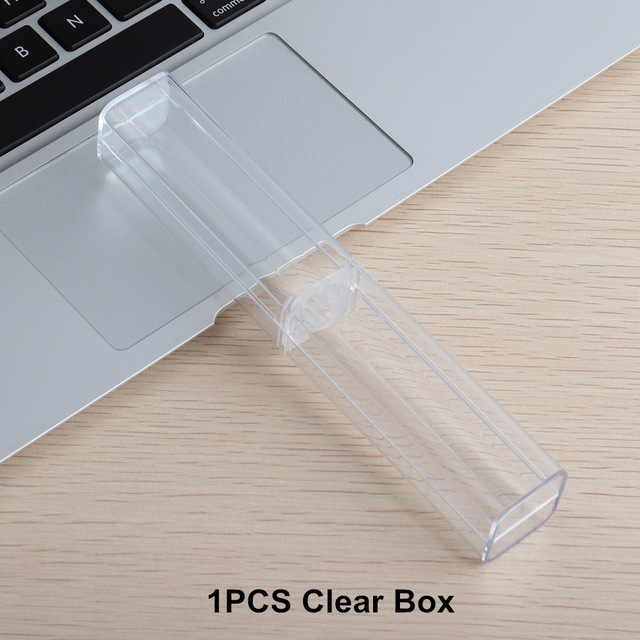 GENKKY Ballpoint Pen Pineapple Style Metal Material Sceptre Pens For School Office Colors Glossy Silver Gold Rosegood To Choose: Black / 1PCS Clear Box