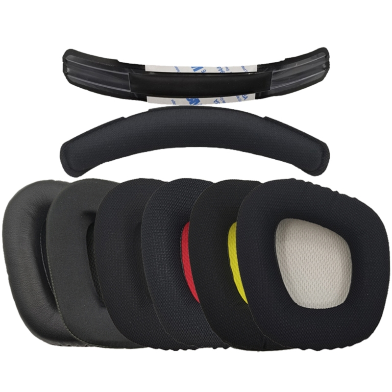 Ersatz Ohr polster Stirnband Memory Foam Ohr polster Abdeckung für Corsair Void Pro Elite Headset Ohren schützer Ohr polster Kopf balken